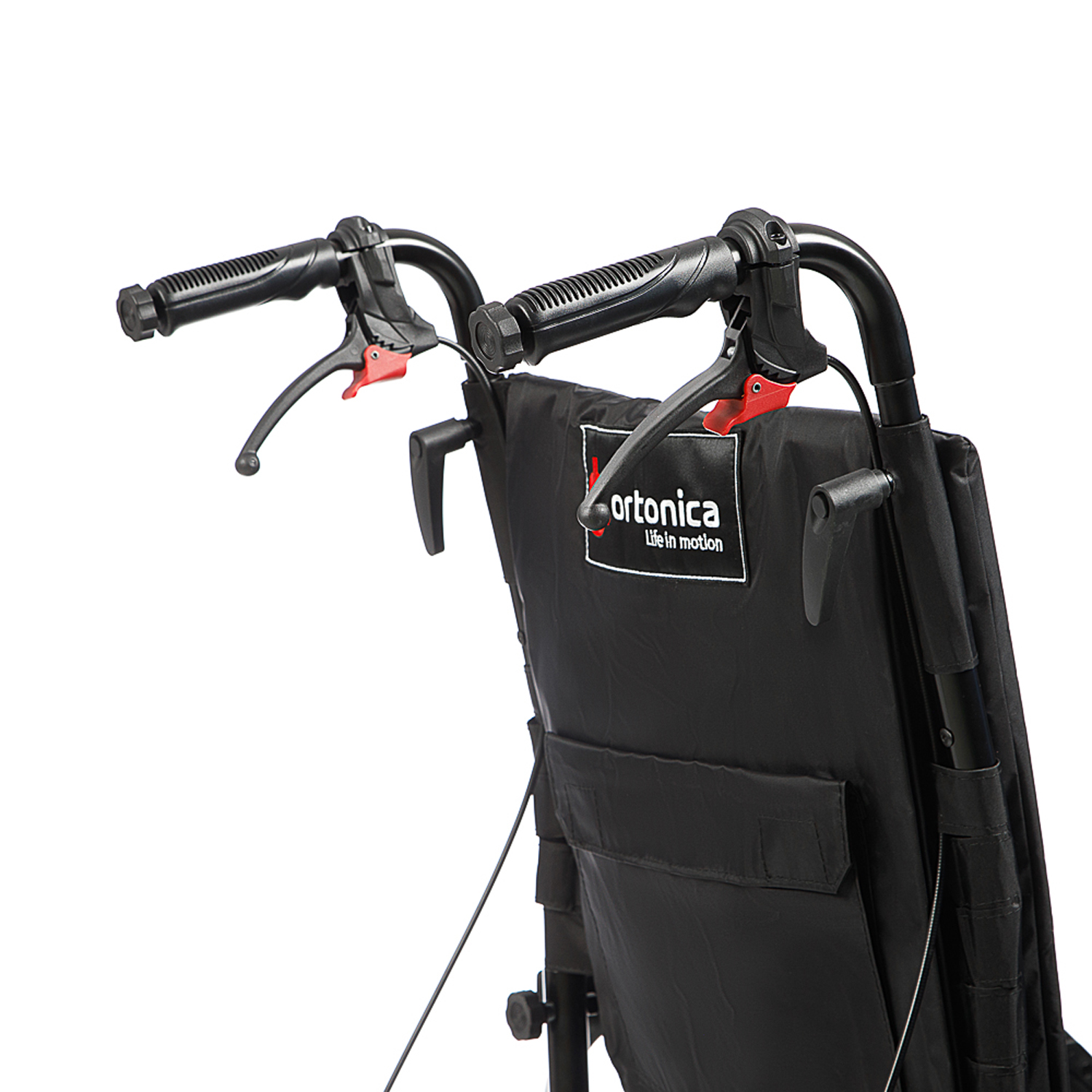 Кресло-коляска инвалидная ORTONICA Comfort 400 с системой регулировки угла наклона спинки и подножек, до 130кг (пневмошины, ширина сиденья 50,5см) - 18